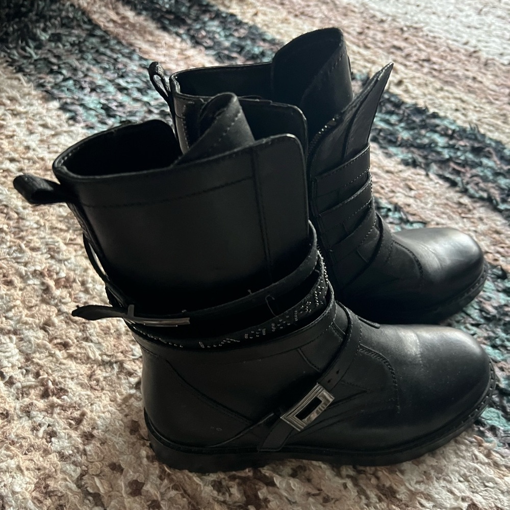 Karl Lagerfeld Black Women's Boots